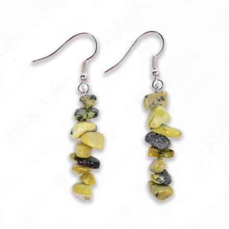 Yellow Turquoise Chips Earrings