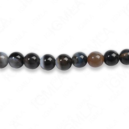 4mm Natural Agate Round Beads