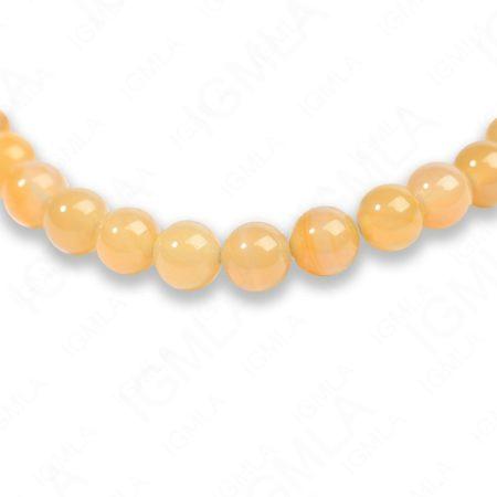 4mm Grey Agate Round Beads