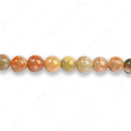 4mm Autumn Jasper Round Beads