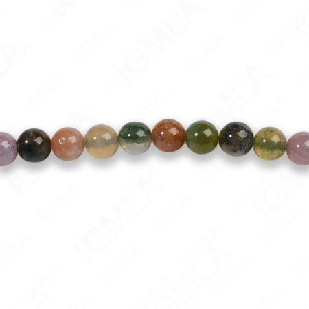 4mm Indian Agate Round Beads