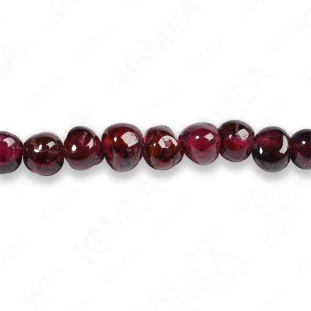 4mm Garnet Round Beads