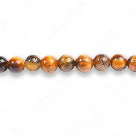 4mm Tiger Eye Round Beads