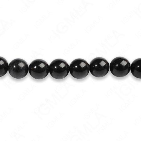 8mm Blackstone Round Beads