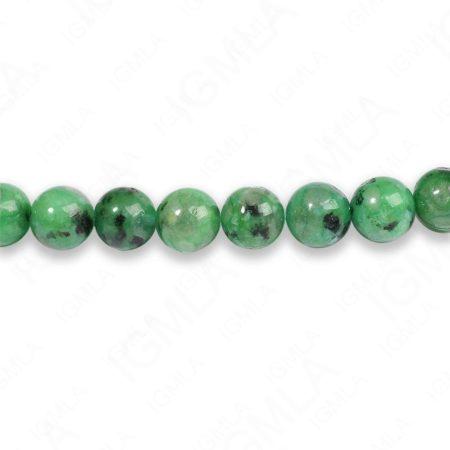 8mm Dyed Kiwi Emeerald Round Beads