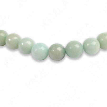 8mm Dyed Chinese Amazonite Jade Round Beads