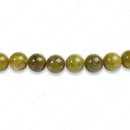 8mm Chinese B.C. Serpentine Round Beads