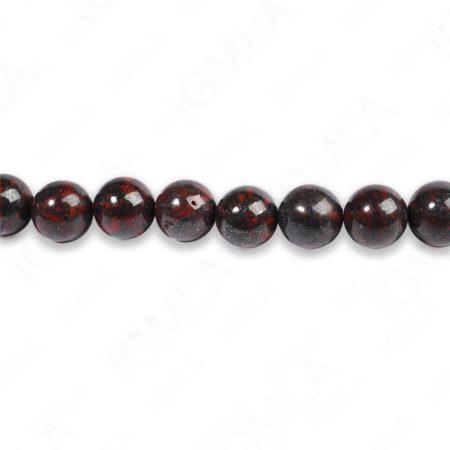 8mm Poppy Jasper Round Beads