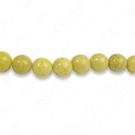 8mm Pineapple Jasper Round Beads