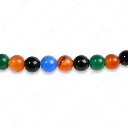 8mm Multi Agate Round Beads