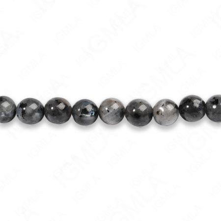 8mm Black Labradorite Round Beads