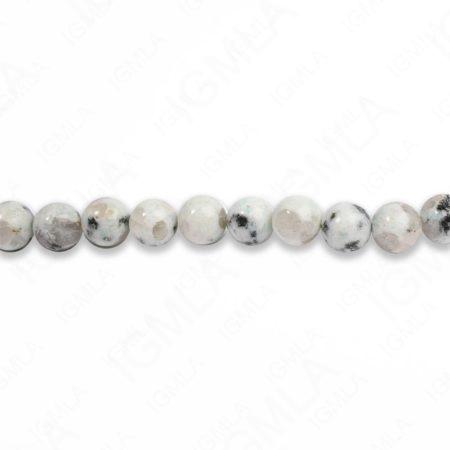8mm Sesame Jasper Round Beads