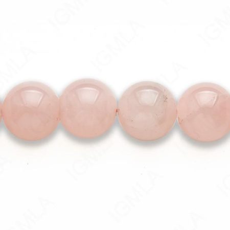 16″ 12M.M. Rose Quartz Round Beads