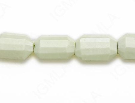 15-16″ 12X18mm Lemon Chrysophrase Octagon Faceted Beads