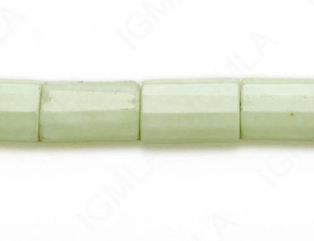 15-16″ 12X18mm Lemon Chrysophrase Rectangle Faceted Beads
