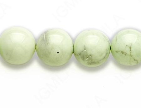 15-16″ 20mm Lemon Chrysophrase Round Plain Beads