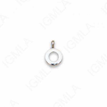 Zinc Alloy Silver Plated with our cabotion round Pendants
