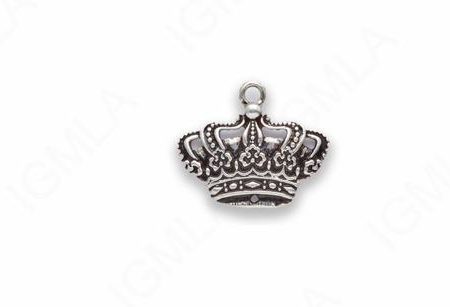 Zinc Alloy Crown Pendants